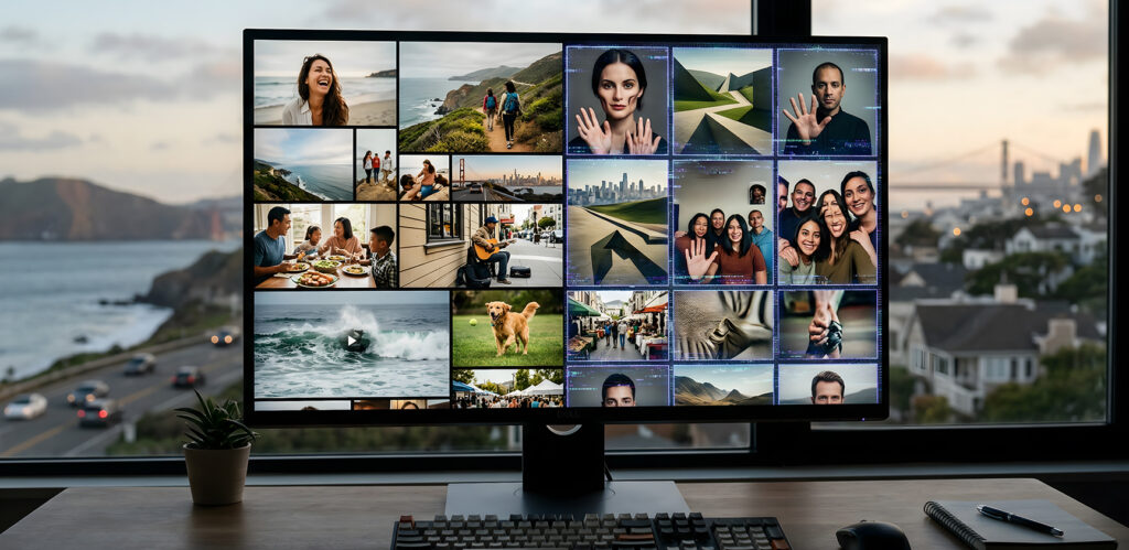 AI generated content labels