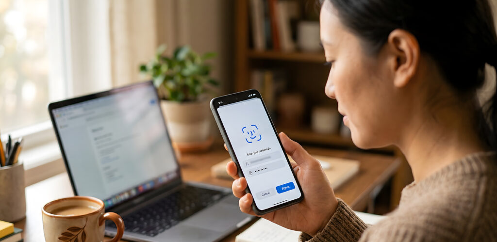 face id, protection, password, accounts